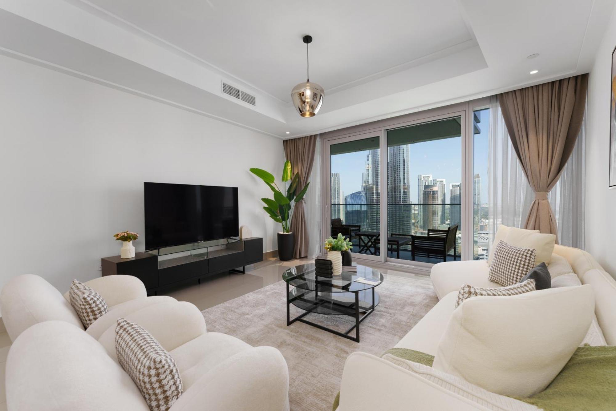 Maison Privee - Ultimate Living With Front-Row Views Of Burj Khalifa & Dubai Fountains المظهر الخارجي الصورة
